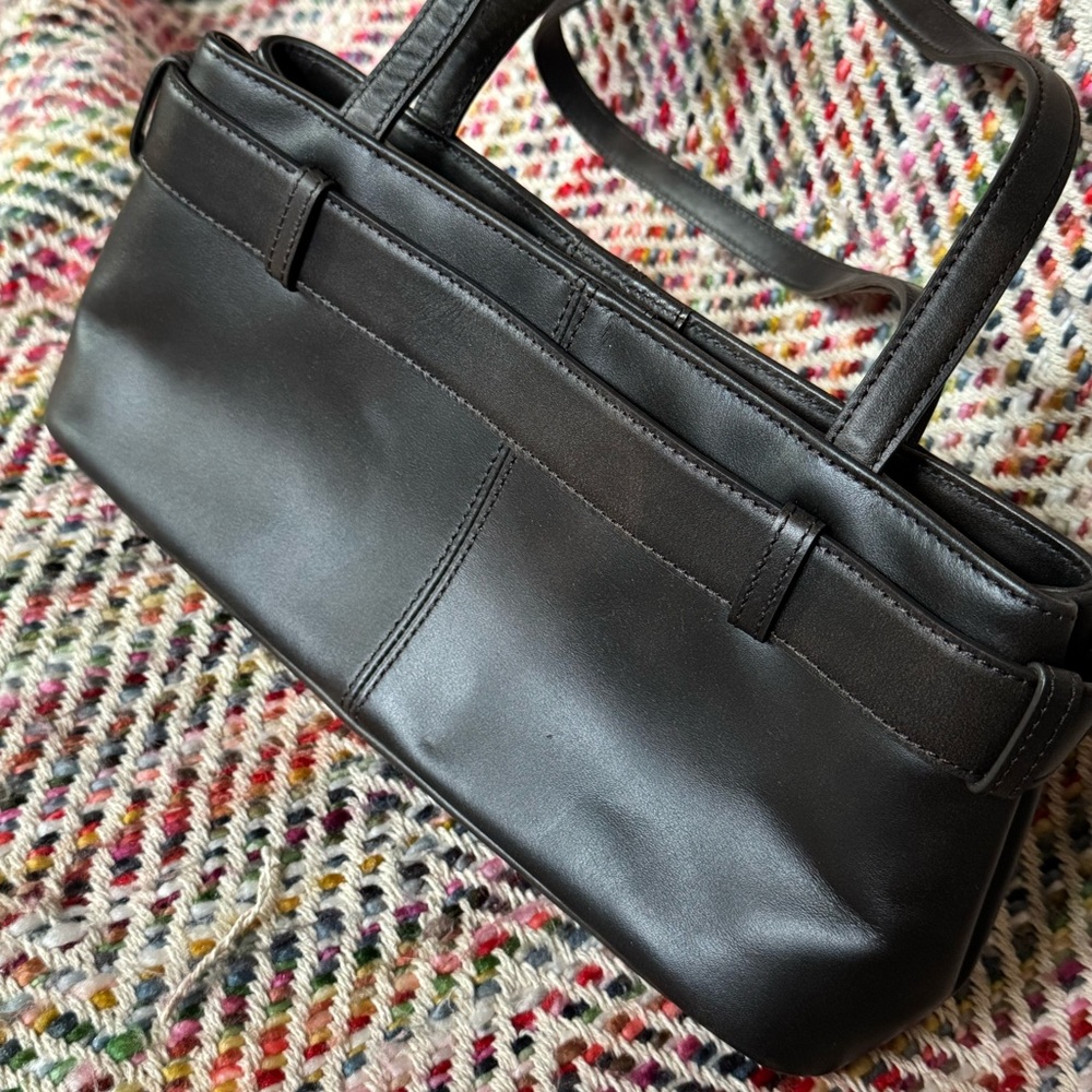 OSOI SHOULDER BROCLE MINI BAG [STAIN BROWN] - Picture 2 of 7